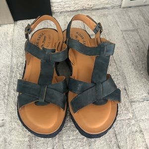 Kork-Ease Blue Espadrilles sz 6/36.5